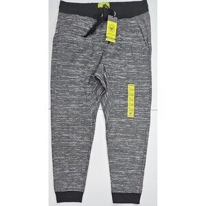 Stylo Mens Jogger Pants XL Black Space Dye Sweatpants NWT Deadstock